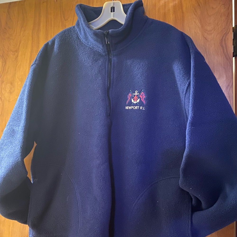 Warm Blue Fleece pullover